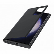 Samsung Galaxy S-View Wallet Cover EF-ZS918CB - оригинален калъф през който виждате информация от дисплея за Samsung Galaxy S23 Ultra (черен) 2