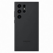 Samsung Galaxy S-View Wallet Cover EF-ZS918CB - оригинален калъф през който виждате информация от дисплея за Samsung Galaxy S23 Ultra (черен) 1