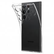 Spigen Liquid Crystal Case - тънък силиконов (TPU) калъф за Samsung Galaxy S23 Ultra (прозрачен)  6