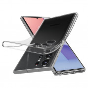 Spigen Liquid Crystal Case - тънък силиконов (TPU) калъф за Samsung Galaxy S23 Ultra (прозрачен)  7