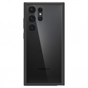 Spigen Ultra Hybrid Case - хибриден кейс с висока степен на защита за Samsung Galaxy S23 Ultra (черен-прозрачен) 4
