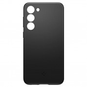 Spigen Thin Fit Case - качествен тънък матиран кейс за Samsung Galaxy S23 Plus (черен) 2