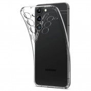 Spigen Liquid Crystal Case - тънък силиконов (TPU) калъф за Samsung Galaxy S23 Plus (прозрачен)  6