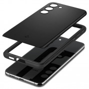 Spigen Thin Fit Case - качествен тънък матиран кейс за Samsung Galaxy S23 (черен) 9