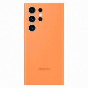 Samsung Silicone Cover Case EF-PS918TO- оригинален силиконов кейс за Samsung Galaxy S23 Ultra (оранжев)