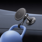 Baseus C01 Magnetic Phone Holder - магнитна поставка за таблото на кола за смартфони (черен) 7