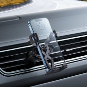 Baseus Stable Gravity Car Vent Mount Lite (SUWX010001) - поставка за радиатора на кола за смартфони с дисплеи до 6.6 инча (черна) 7