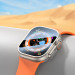 Baseus Full Coverage Tempered Glass Screen Protector - калено стъклено защитно покритие на Apple Watch Ultra 49мм (черен-прозрачен) 9