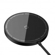 Baseus Simple Mini3 Magnetic Wireless Charger 15W for iPhone with MagSafe (black) 5