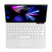 Baseus Brilliance Wireless Touchpad Keyboard Case Digital Display (ARJK010016) - полиуретанов калъф, клавиатура, тракпад и поставка за iPad Pro 11 M2 (2022), iPad Pro 11 M1 (2021), iPad Pro 11 (2020), iPad Pro 11 (2018), iPad Air 5 (2022), iPad Air 4 (202 1