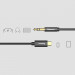 Baseus USB-C to Audio 3.5 mm Cable - USB-C към 3.5 мм аудио кабел (120 см) (черен) 9