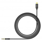 Baseus USB-C to Audio 3.5 mm Cable - USB-C към 3.5 мм аудио кабел (120 см) (черен) 5