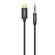 Baseus USB-C to Audio 3.5 mm Cable - USB-C към 3.5 мм аудио кабел (120 см) (черен) 1