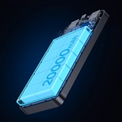 Joyroom 15W Fast Charging Power Bank 20000 mAh - преносима външна батерия с USB-C порт, и 2xUSB-A изхода (черен) 4