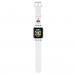 Karl Lagerfeld Karl Head Silicone Watch Strap - силиконова каишка за Apple Watch 42мм, 44мм, 45мм, Ultra 49мм (бял) 2