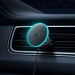 Baseus CW01 Magsafe Wireless Charging Car Mount 15W with Car Charger - поставка за радиатора на кола с безжично зареждане и зарядно за кола за iPhone с Magsafe (черен) 16