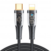 Joyroom Smart Power Off USB-C to Lightning Cable PD 20W - USB-C към Lightning кабел за Apple устройства с Lightning порт (120 см) (черен)