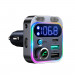 Joyroom Bluetooth FM Transmitter 48W - блутут FM трансмитер и зарядно за кола за мобилни устройства (черен) 3