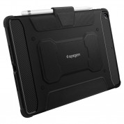 Spigen Rugged Armor Pro Case - хибриден удароустойчив кейс с поставка за iPad 9 (2021), iPad 8 (2020), iPad 7 (2019) (черен) 8