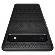 Spigen Liquid Air Case - силиконов (TPU) калъф с висока степен на защита за Google Pixel 6a (черен) 3