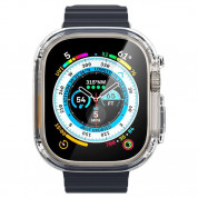 Spigen Ultra Hybrid Case - хибриден кейс с висока степен на защита за Apple Watch Ultra 49мм (прозрачен) 7