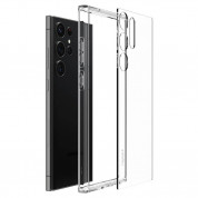 Spigen Ultra Hybrid Case - хибриден кейс с висока степен на защита за Samsung Galaxy S23 Ultra (прозрачен) 9