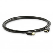 LMP Super Slim 4K HDMI 2.0 Male To HDMI Male Cable - 4K HDMI към HDMI кабел (50 см) (черен) 1