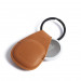 Mujjo Canopy AirTag Keychain - висококачествен ключодържател от естествена кожа за Apple AirTag (кафяв) 4