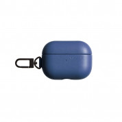 Mujjo Echelon Leather Case for Apple Airpods Pro 2 (син)