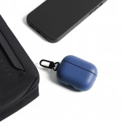 Mujjo Echelon Leather Case - кожен (естествена кожа) кейс за Apple Airpods Pro 2 (син) 5