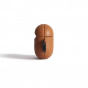 Mujjo Echelon Leather Case - кожен (ествествена кожа) кейс за Apple Airpods Pro 2 (кафяв) 2