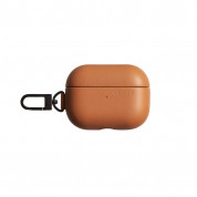 Mujjo Echelon Leather Case Leather Case for Apple Airpods Pro 2 (tan)