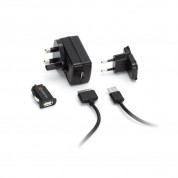 Griffin PowerDuo - комплект захранване за ел. мрежа 2.1А, зарядно за кола 2.1А и кабел за iPad, iPhone и iPod с Dock конектор 1