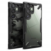 Ringke Fusion X Case - хибриден удароустойчив кейс за Samsung Galaxy S23 Ultra (черен-камуфлаж) 3