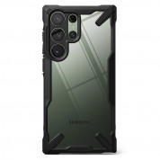 Ringke Fusion X Case - хибриден удароустойчив кейс за Samsung Galaxy S23 Ultra (черен-прозрачен) 2