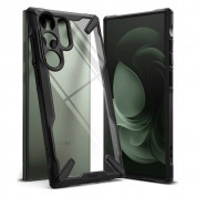 Ringke Fusion X Case - хибриден удароустойчив кейс за Samsung Galaxy S23 Ultra (черен-прозрачен) 1