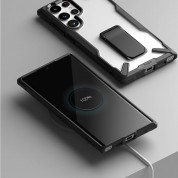 Ringke Fusion X Case - хибриден удароустойчив кейс за Samsung Galaxy S23 Ultra (черен-прозрачен) 5