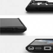 Ringke Fusion X Case - хибриден удароустойчив кейс за Samsung Galaxy S23 Ultra (черен-прозрачен) 4