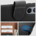 Tech-Protect Wallet Leather Flip Case - кожен калъф, тип портфейл за Samsung Galaxy S23 Ultra (черен) 3