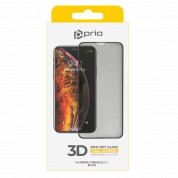 Prio 3D Anti-Spy Full Screen Curved Tempered Glass - калено стъклено защитно покритие с определен ъгъл на виждане за дисплея на iPhone 14 Plus, iPhone 13 Pro Max (черен-прозрачен) 1