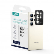 ESR Camera Lens Protector - предпазни стъклени защитни лещи за камерата на Samsung Galaxy S23 Ultra (сребрист-прозрачен)