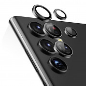 ESR Camera Lens Protector - предпазни стъклени защитни лещи за камерата на Samsung Galaxy S23 Ultra (черен-прозрачен) 1