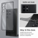 Spigen Liquid Crystal Case - тънък силиконов (TPU) калъф за Samsung Galaxy S23 Ultra (сив)  12