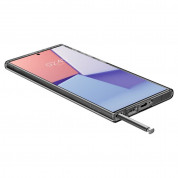 Spigen Liquid Crystal Case - тънък силиконов (TPU) калъф за Samsung Galaxy S23 Ultra (сив)  9