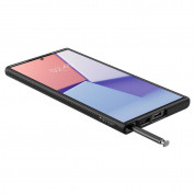 Spigen Liquid Air Case - силиконов (TPU) калъф с висока степен на защита за Samsung Galaxy S23 Ultra (черен) 9