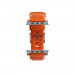 Nomad Rugged Strap - силиконова каишка за Apple Watch 42мм, 44мм, 45мм, Ultra 49мм (оранжев-сребрист) 9