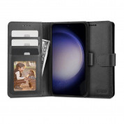 Tech-Protect Wallet Leather Flip Case for Samsung Galaxy S23 (black)