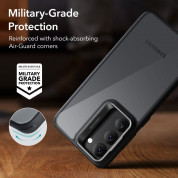 ESR Classic Kickstand Case - хибриден кейс с висока степен на защита за Samsung Galaxy S23 (черен-прозрачен)  3