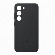 Samsung Leather Cover EF-VS916LBE - оригинален кожен кейс (естествена кожа) за Samsung Galaxy S23 Plus (черен) 3