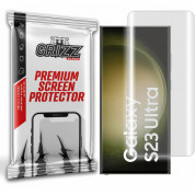 GrizzGlass Hydrofilm Screen Protector - хибридно защитно покритие за дисплея на Samsung Galaxy S23 Ultra (прозрачен)